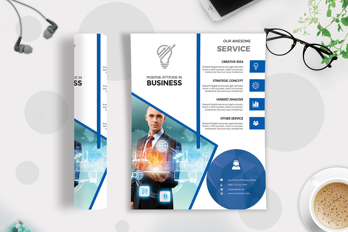 50+ Business Flyers Bundle, a Flyer Template by Imagine Design Studio (Photo 3 of 52)
