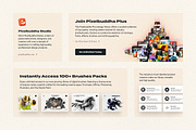 Affinity Oil Pastel Brushes, a Brush Add-On by pixelbuddha.net (Thumbnail 6 of 6)