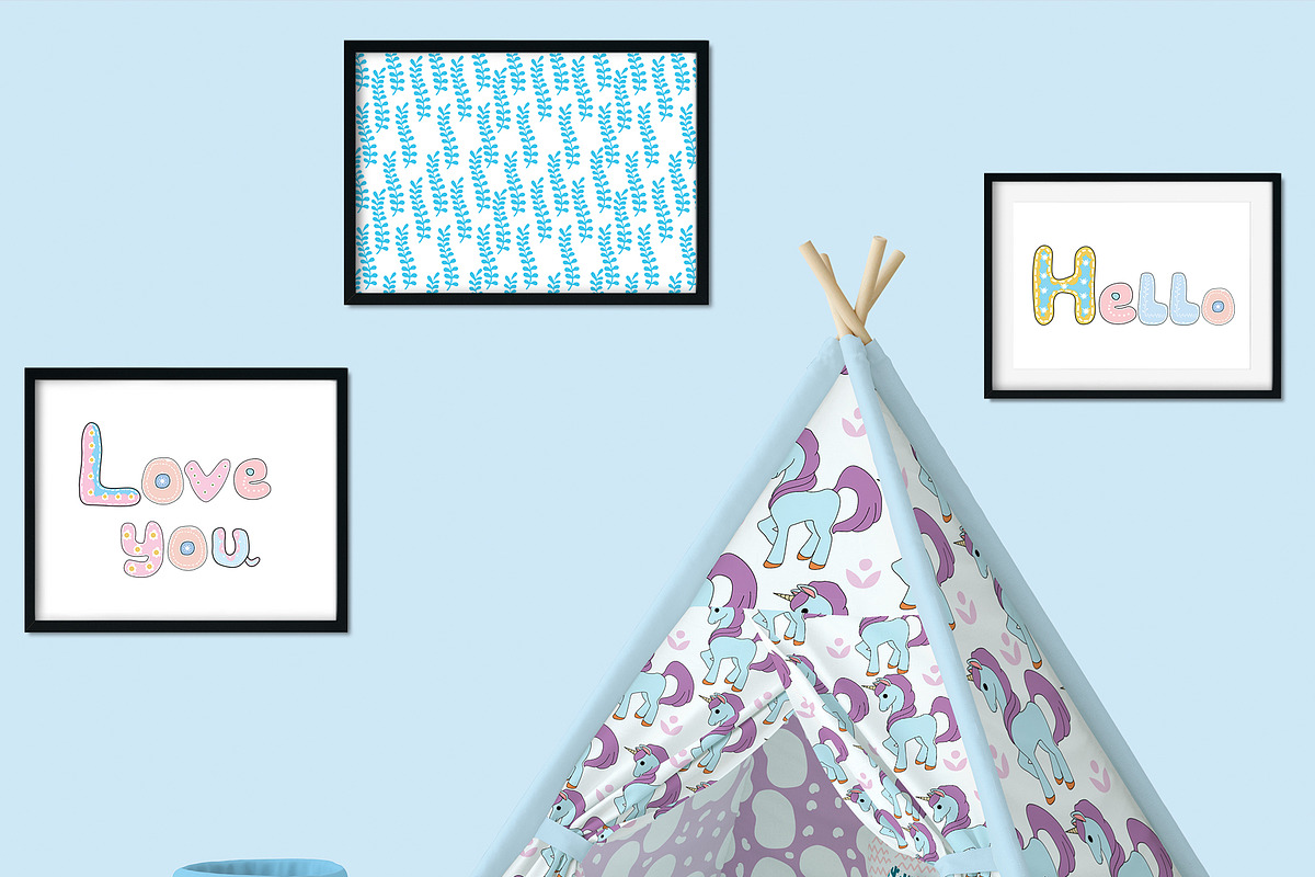 Kids Patterns & Alphabets - Animal, a Pattern Graphic by Pixavics (Photo 8 of 11)