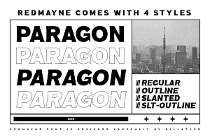 Redmayne - Display Font