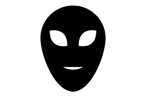 Alien head, an Icon by Mark1987
