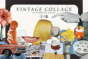 MEGA Vintage Collage Bundle, an Object Graphic by Kaleriia (Thumbnail 9 of 9)