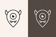 Monster Place Logo, a Branding & Logo Template by Sargatal (Thumbnail 3 of 4)