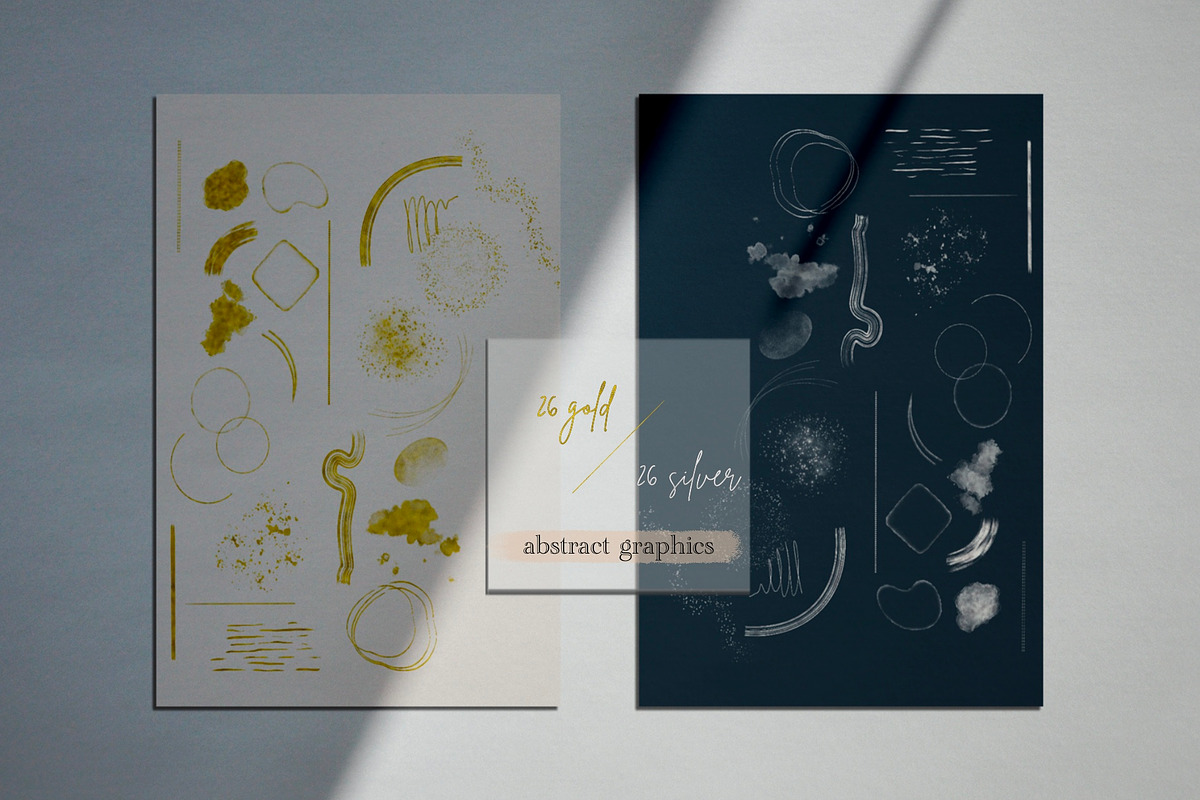 Abstract delicate metallic patterns, an Object Graphic by Ducatum (Photo 5 of 7)