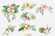 Tropical watercolor collection, a Decorative Illustration by ReachDreams (Thumbnail 2 of 6)