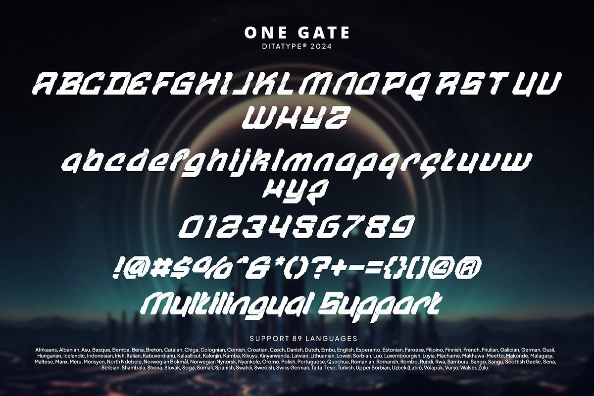 One Gate, a Symbol Font by Ditatype (Photo 17 of 20)