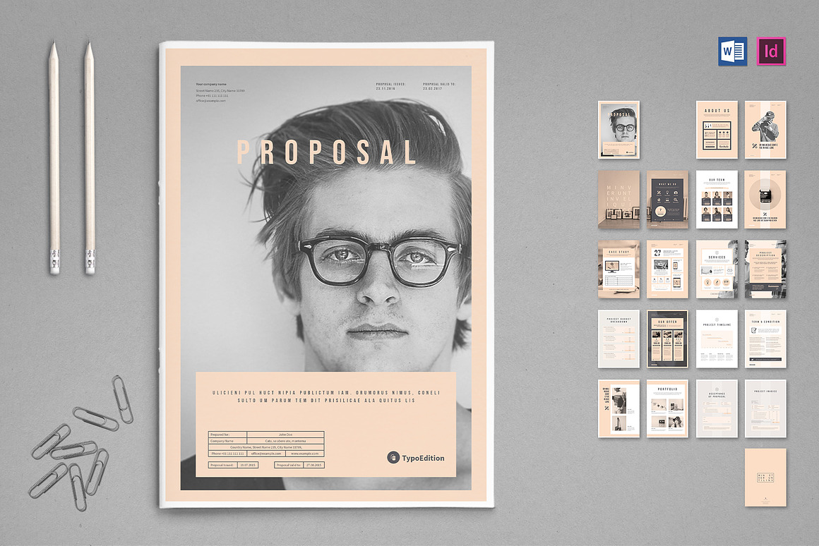 Proposal Bundle | 12 Items Vol. 2, a Brochure Template by TypoEdition (Photo 8 of 25)