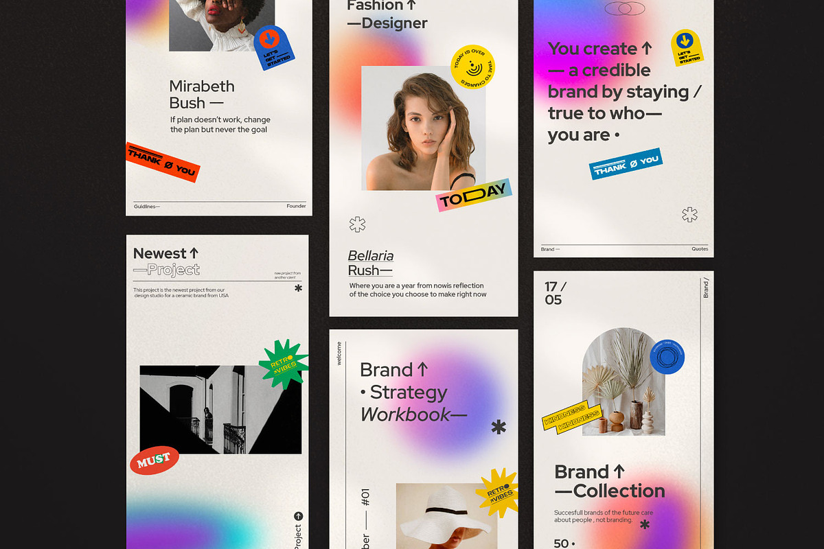 Gradient Brand Workbook Instagram, a Social Media Template by Dirtytemp Studio (Photo 4 of 6)