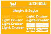 Light Cruiser font, a Font by weknow (Thumbnail 7 of 8)