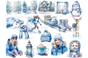 Cold Winter Clipart Outside Winter