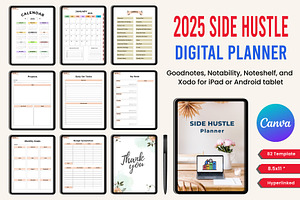 2025 Digital Side Hustle Planner