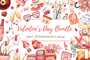 Cute Valentines day Clipart PNG