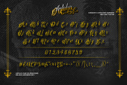 Astolfo -  Tattoo Font, a Script Font by Brightone (Thumbnail 6 of 9)