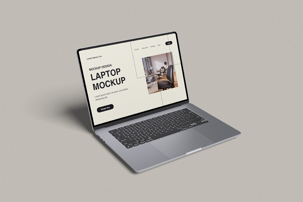 Laptop Mockup, a Mac Mockup by Twins_studio926 (Photo 3 of 5)