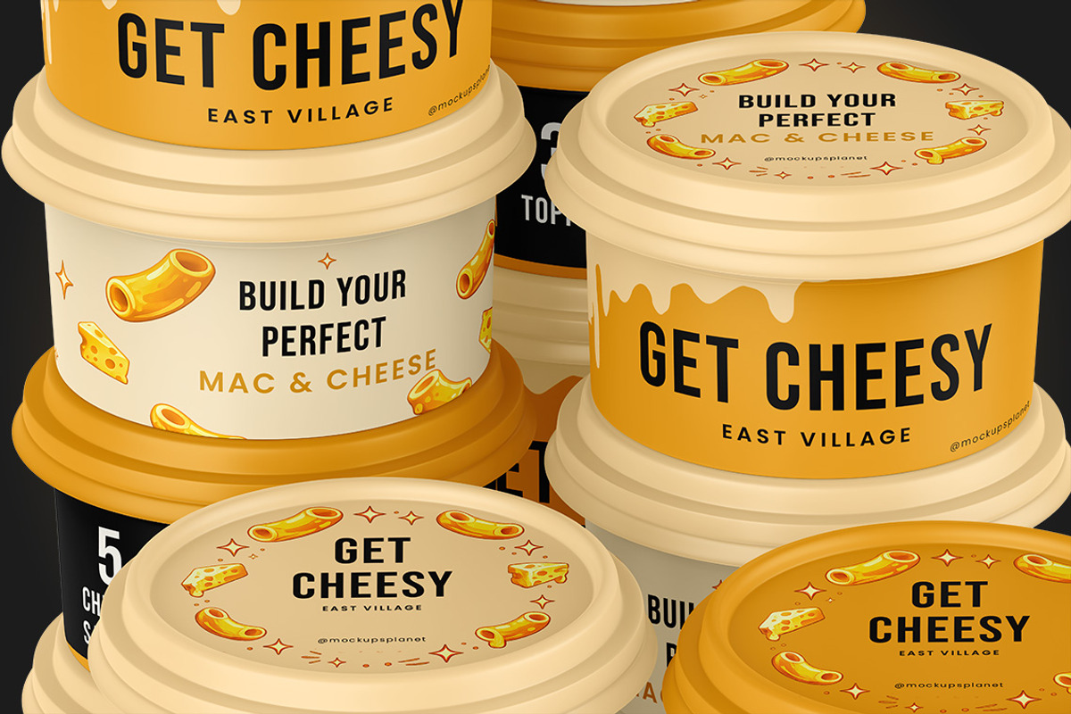 Food Container Mockup Set, a Cups & Container Mockup by Mockups Planet (Photo 3 of 5)