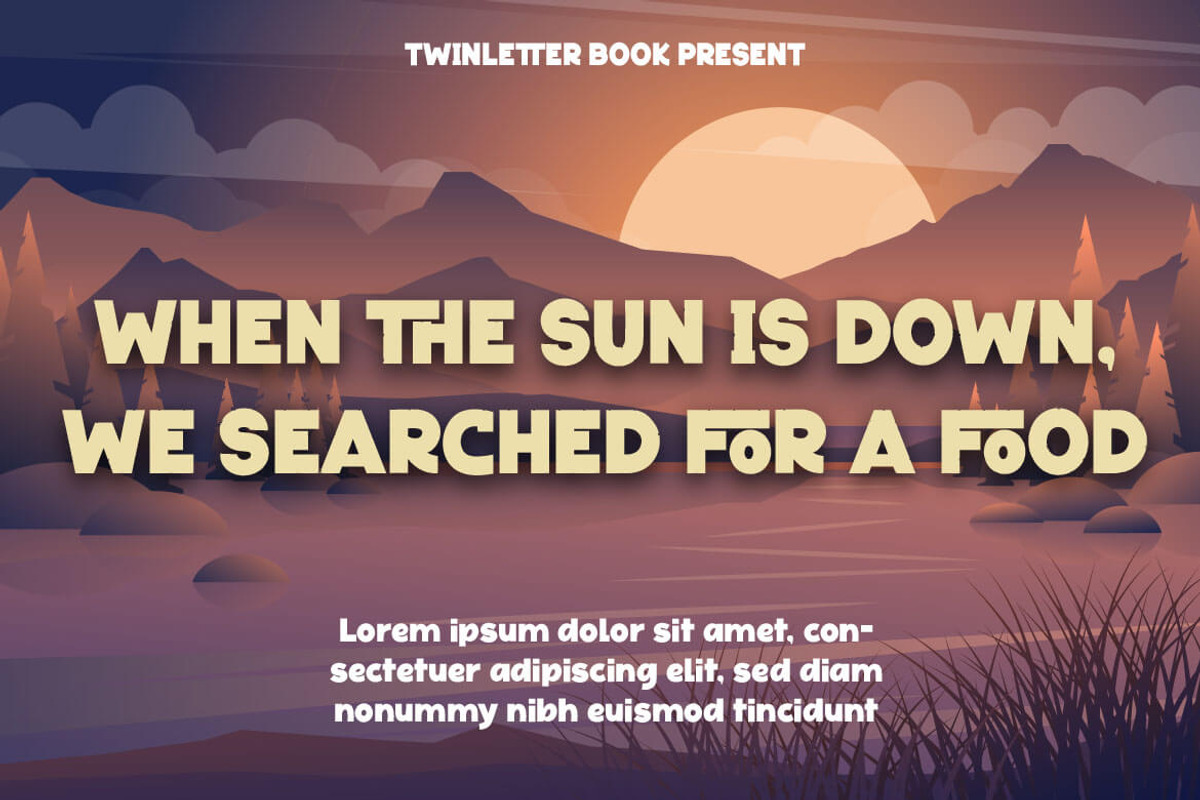Black Foroth, a Sans Serif Font by twinstd (Photo 4 of 14)