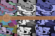 CAMOUFLAGE seamless patterns set, a Pattern Graphic by Futurel (Thumbnail 6 of 6)