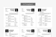 CV minimalist technic Canva template, a Resume Template by mkStudioLab (Thumbnail 1 of 2)