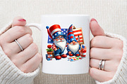 Patriotic Gnome Clipart - Patriotic, an Illustration by Sublimation Artist (Thumbnail 5 of 6)