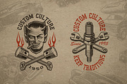 Hot Rod Vector Illustrations Bundle, an Illustration by Natali_ (Thumbnail 4 of 7)
