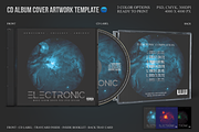Galaxy CD Cover Artwork Template #1, a Marketing Template by Kolosjoki (Thumbnail 1 of 7)