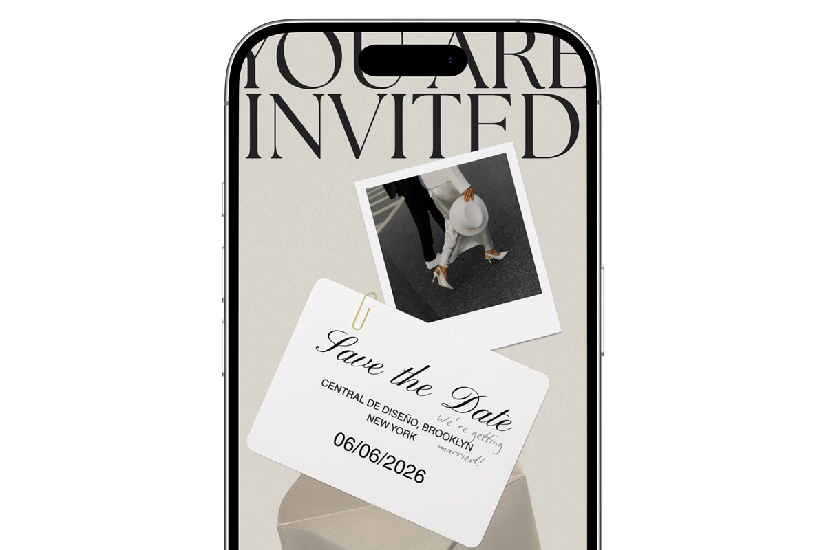 'Save the Date' Video Card Bundle •2, a Landing Page Template by Nonola (Photo 4 of 7)