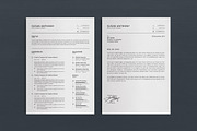 Resume/CV, a Resume Template by Atakana (Thumbnail 3 of 3)