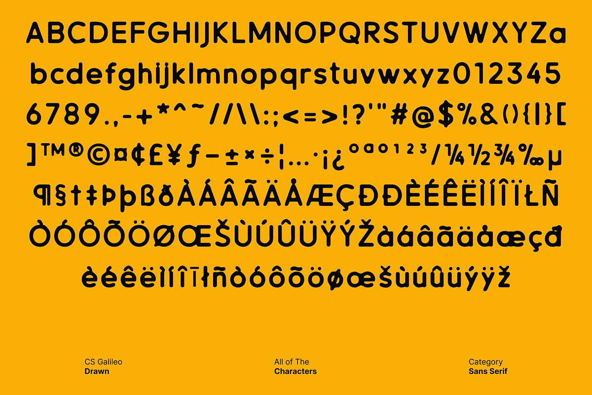 CS Galileo Drawn, a Sans Serif Font by Craft Supply Co. (Photo 8 of 8)