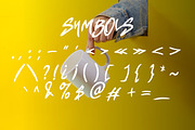 Rofas Brush - Dry Brush Font, a Handwritten Font by Dhabee (Thumbnail 5 of 15)