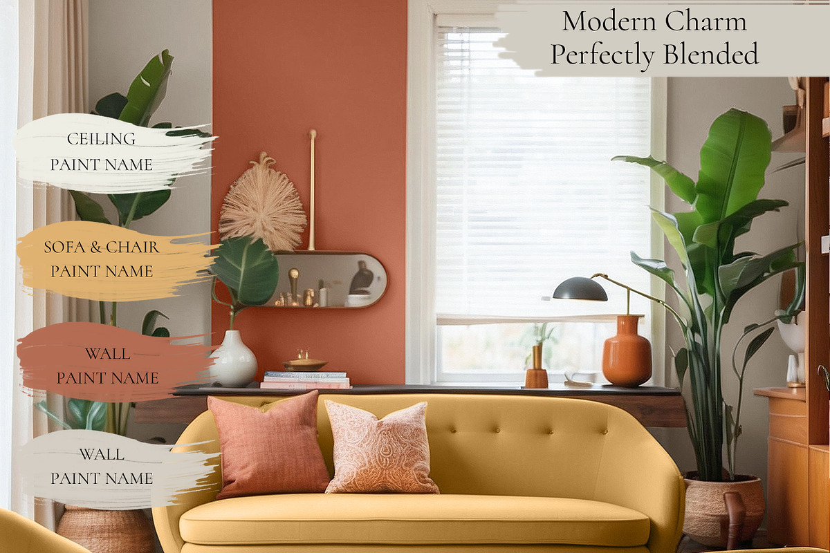 BM Mid Century Modern Paint Palette, a Presentation Template by CONCEPT COLORS (Photo 5 of 9)