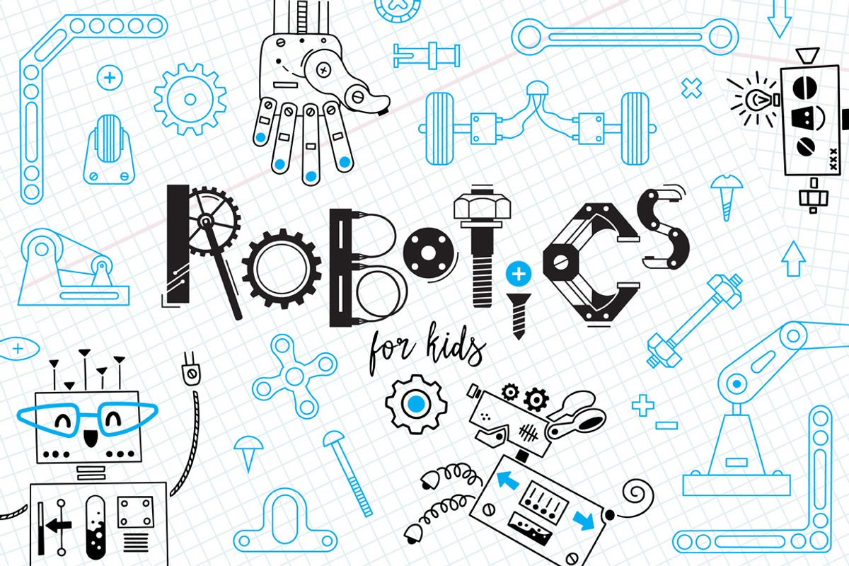 ROBOTICS for kids, a Technology Illustration by Baksiabat (Photo 1 of 6)