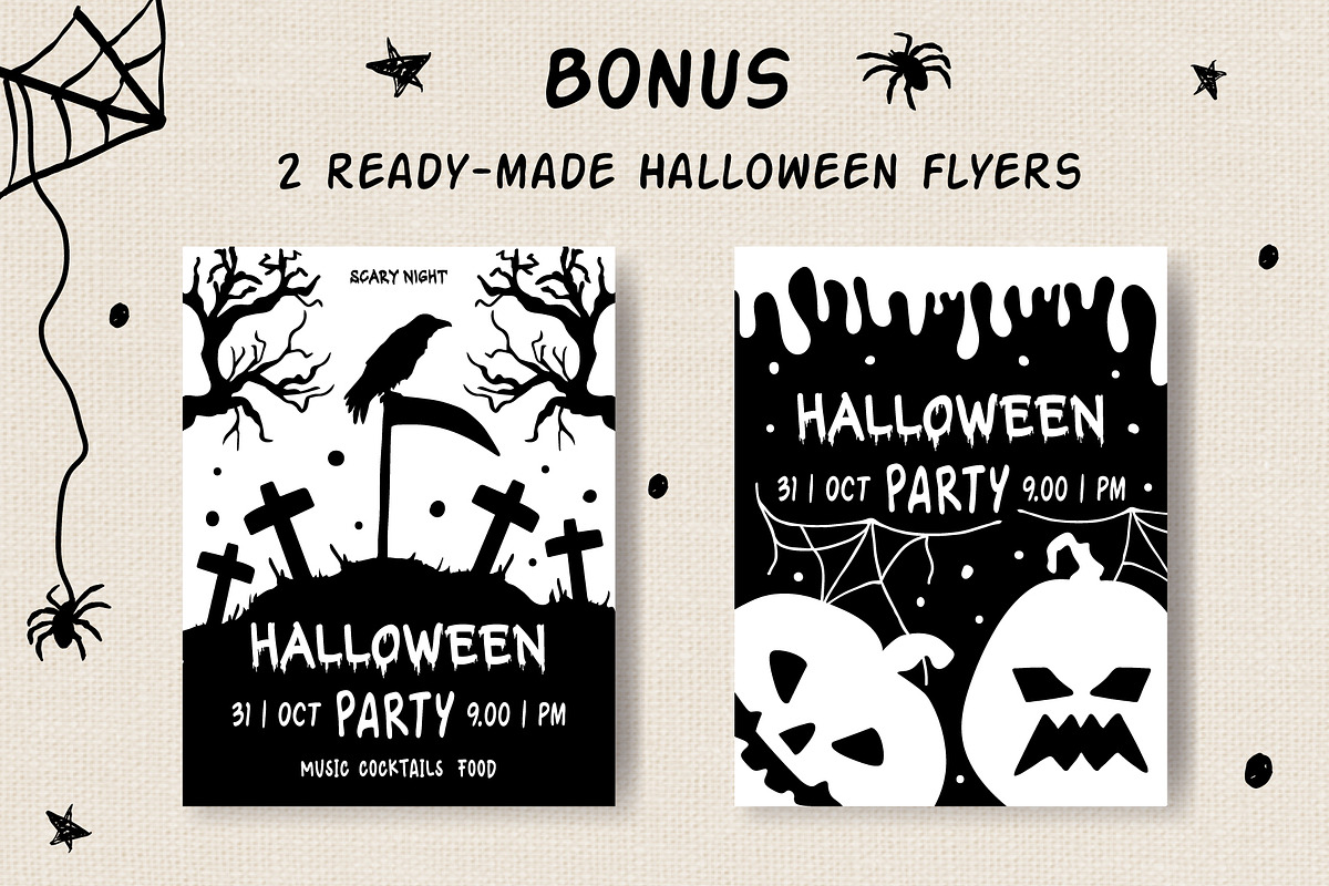 Happy Halloween doodle collection, an Object Graphic by Irina Avdeeva (Photo 9 of 10)