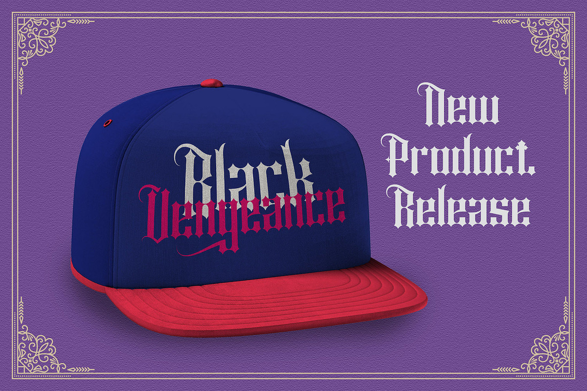Shiny Kage - Blackletter Font, a Blackletter Font by StringLabs (Photo 4 of 13)