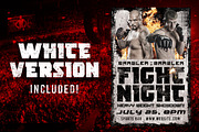 Chalk Fight Night Flyer, a Flyer Template by SkyvaraSupply (Thumbnail 2 of 2)