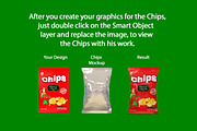 Chips Mockup and Template Packaging, a Packaging Mockup by rogeriomarcos (Thumbnail 7 of 14)