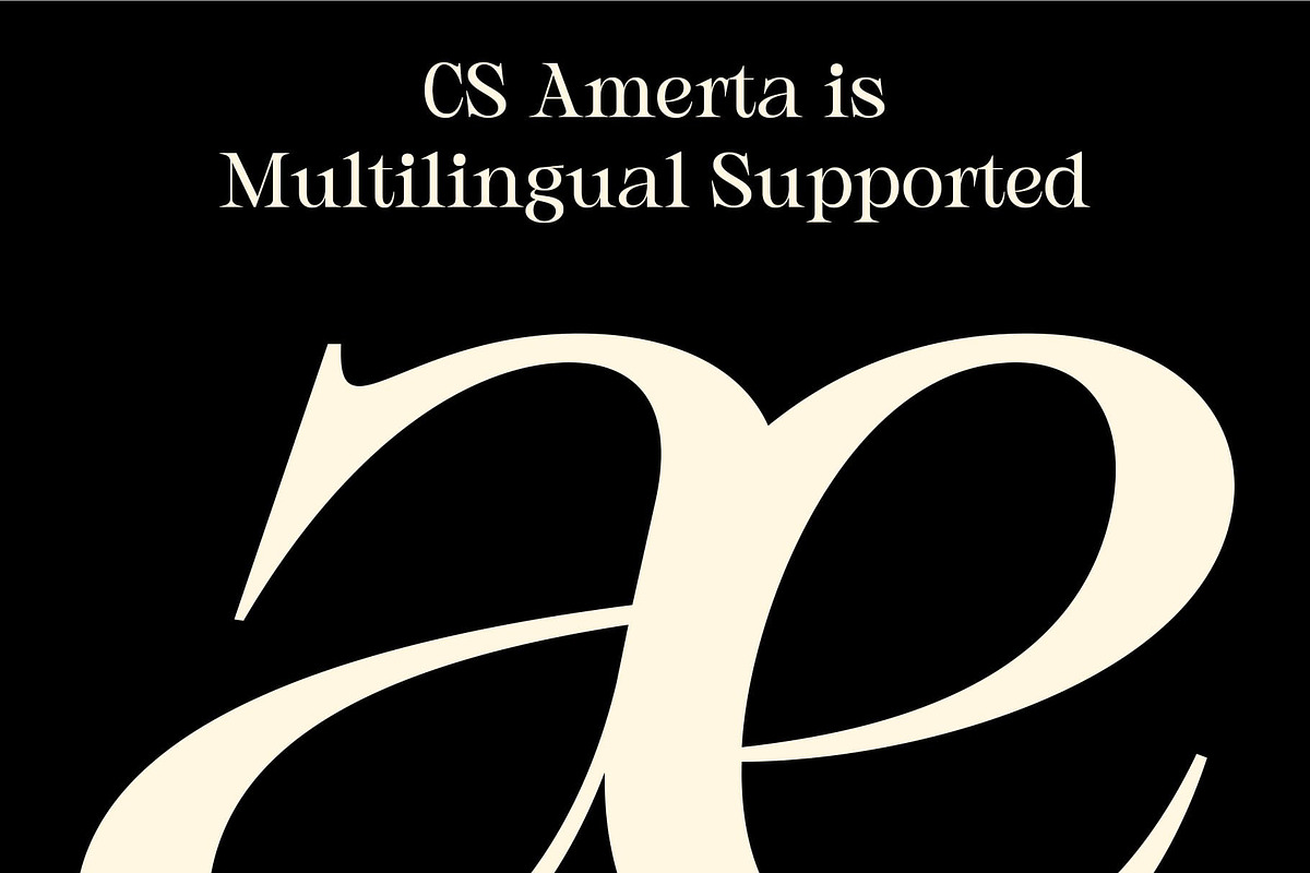 CS Amerta – Elegant Font, a Serif Font by Craft Supply Co. (Photo 4 of 8)