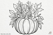 Pumpkin Fall Autumn SVG PNG Bundle, a Photo by Actual Pixel (Thumbnail 6 of 19)