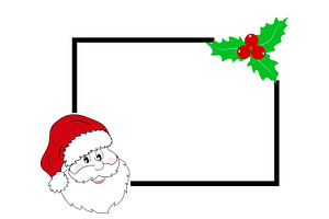 Christmas frame., an Illustration by Tanysl