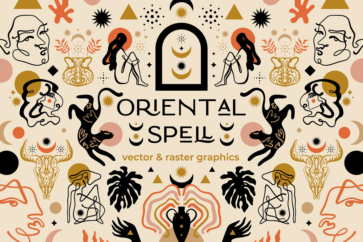 Oriental Spell Bundle, an Illustration by Annie Konst (Photo 1 of 19)