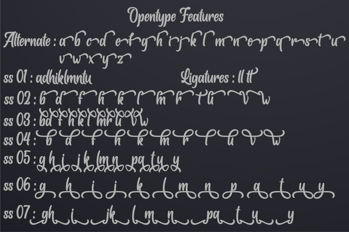 Albertho, a Script Font by N (Photo 10 of 11)