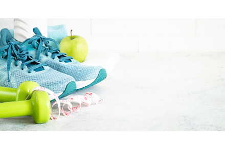 Fitness equipment on white, a Sports & Recreation Photo by Nadia-nb