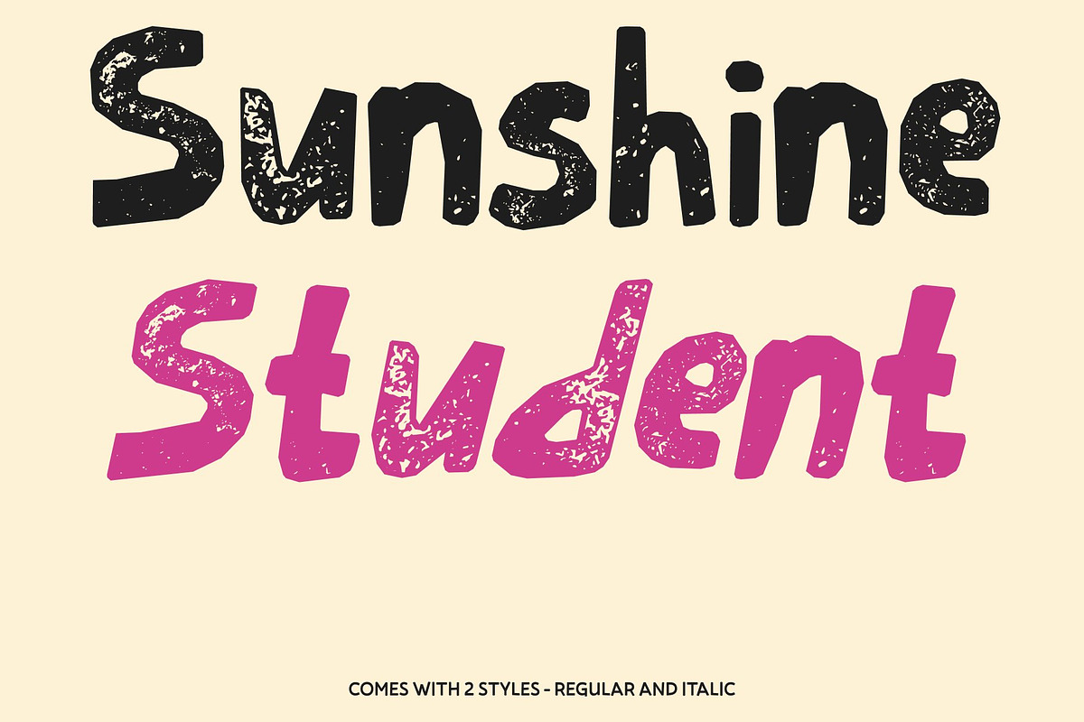 CS Gregory Stamp, a Sans Serif Font by Craft Supply Co. (Photo 3 of 8)