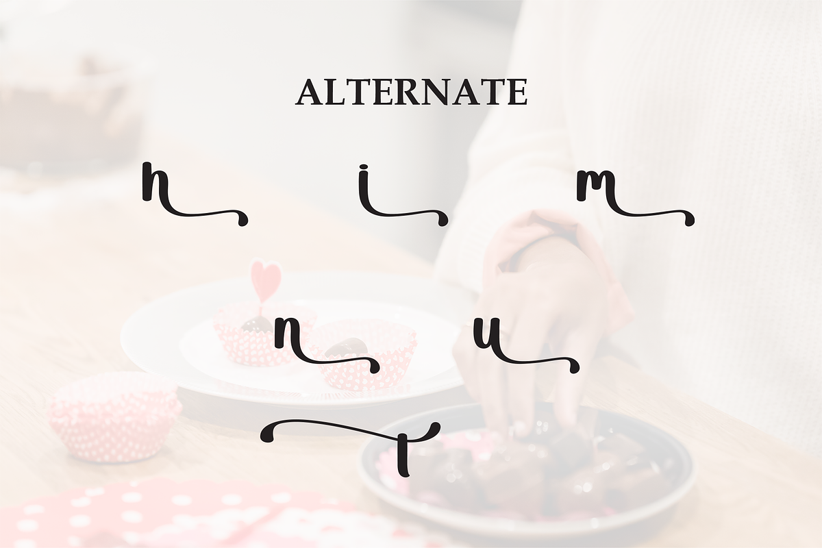 Chocolate Valentine | Script Font, a Handwritten Font by Scratchones (Photo 8 of 9)