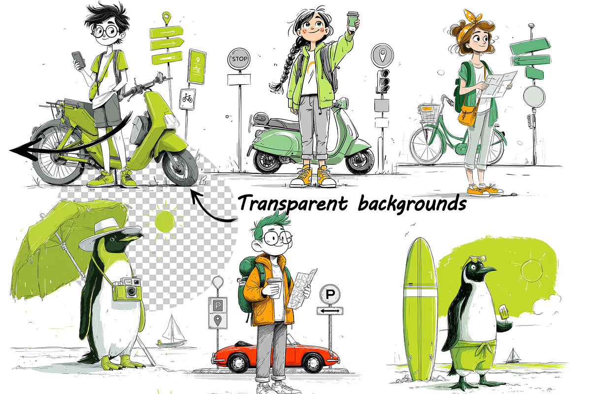 Whimsical Fun Character Illustration, an Illustration by one-touch (Photo 6 of 8)