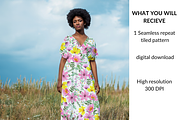 Ditsy Florals, a Print Template by SassyCorners (Thumbnail 2 of 7)