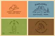 Western Line Art Elements, an Object Graphic by Brian Ritter Design (Thumbnail 3 of 8)