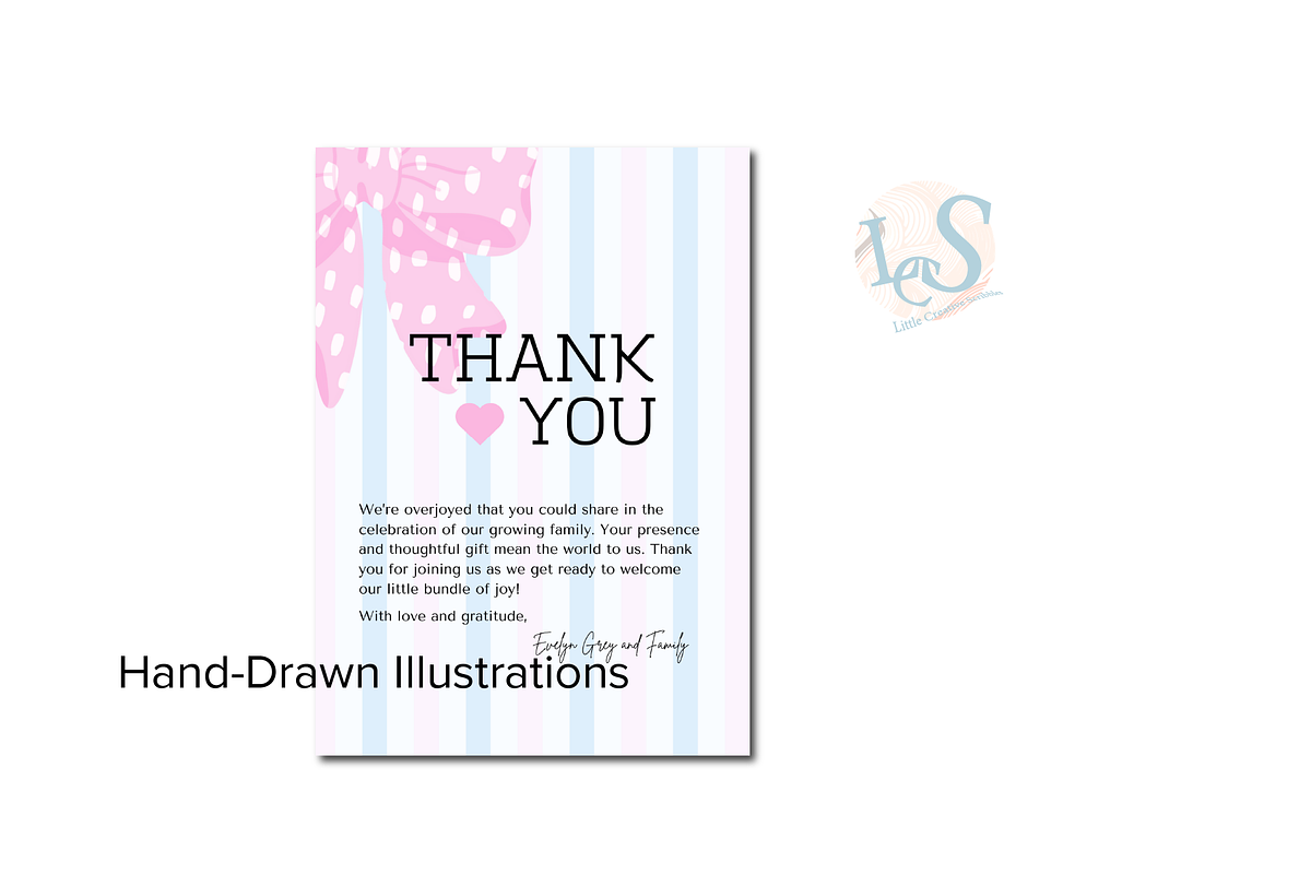 Gender Neutral Baby Shower Invites, an Invitation Template by Little Creative Scribbles (Photo 4 of 7)