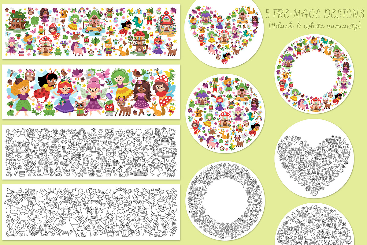Fairyland clipart, patterns, designs, an Object Graphic by Lexi Claus (Photo 6 of 9)