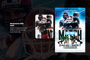 American Football Flyer Template, a Flyer Template by bunebx (Thumbnail 3 of 5)