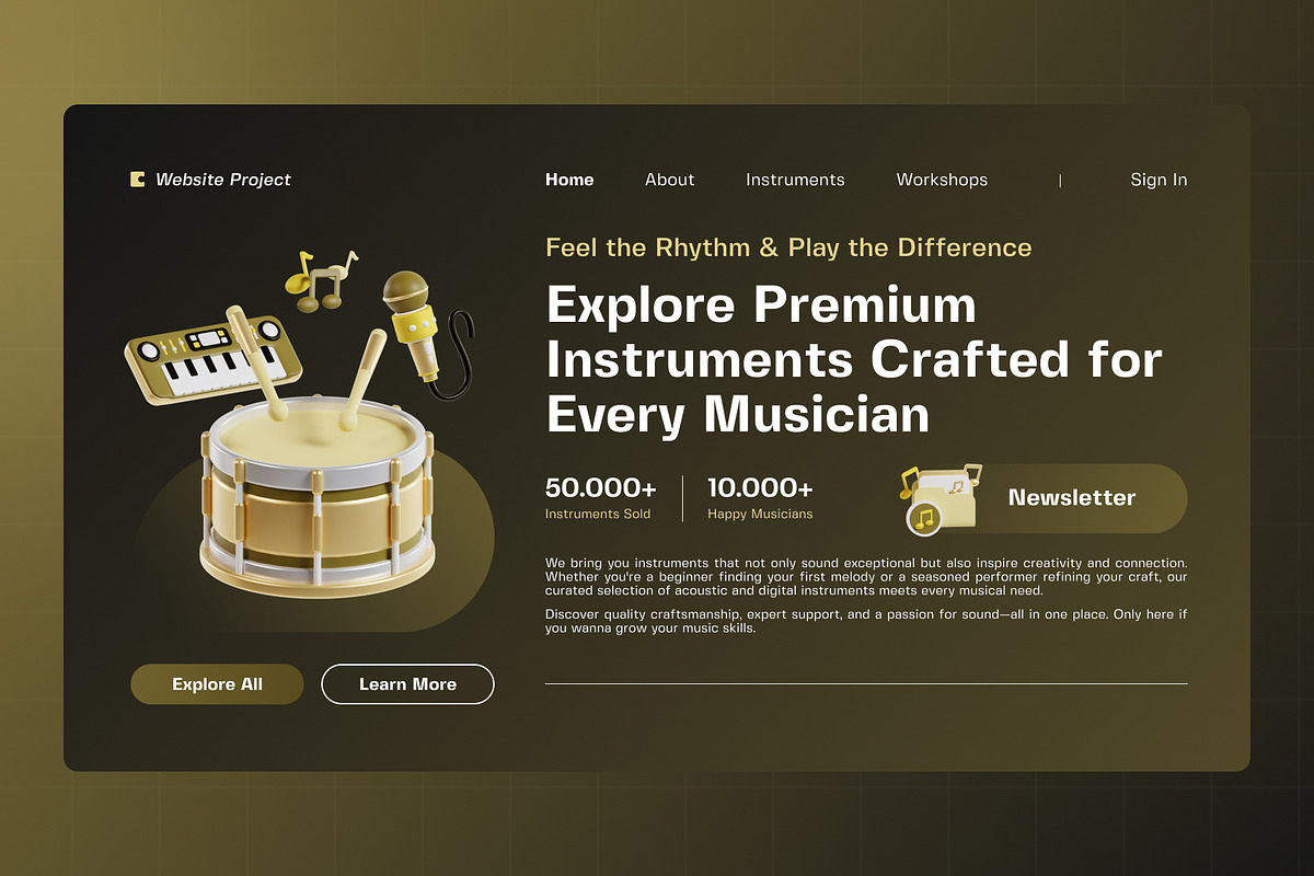 Music 3D Icon Pack, an Object 3D Model by Tempcraft (Photo 4 of 5)